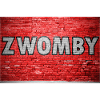 Zwomby brick wall graffiti