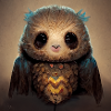 Cute owl hybrid