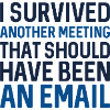 I Survived Another Meeting