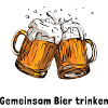 Gemeinsam Bier trinken