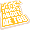 pizza thinks about me