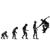 Skateboarder Skateboard Skater Evolution Skateing