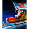 American Christmas Santa Claus with