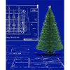 Christmas Christmas Tree Schematic Blueprint