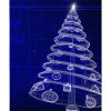 Christmas Christmas Tree Schematic Blueprint
