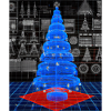 Weihnachten Weihnachtsbaum Schematic Blaupause