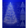 Christmas Christmas Tree Schematic Blueprint