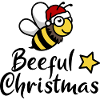 Beeful Christmas Bee Santa Claus