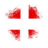 Drapeau Savoyard style usé