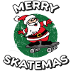 Merry Skatemas | Skateboard Christmas Print