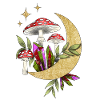 Mushrooms in the moonlight