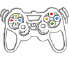 Gamer game console