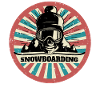 Snowboard Skull