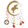 Elefant Weihnachten Weihnachtstraumfänger