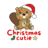 Beaver Christmas Beaver Christmas Cutie