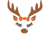 Christmas time sweet reindeer