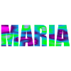 Imię Maria wielkimi literami