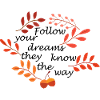 Herbstlaub und Eicheln Muster