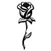 Rose Symbol Flower Shape