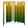 Portland Skyline Gradient