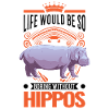 Nilpferd Geschenk Hippo Flusspferd
