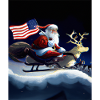 American Christmas Santa Claus with