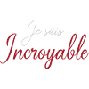Je suis Incroyable Script Rouge
