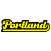 Retro Portland Oregon lettering
