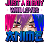Bisessuale divertente solo un ragazzo BI che ama gli anime bisex