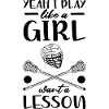 Lacrosse Mädchen