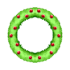 Christmas Wreath Red Berrys Christmas