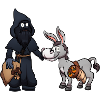 Servant Ruprecht With Donkey