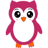 Søt kawaii ugle t-skjorte gave