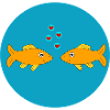 Fisk, Fisk, Fiskeri, Havtaske, Par, Par, Hjerte