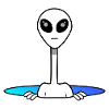 Alien from outer space