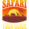 Safari Tour Guide Africa Vintage Wild Animals