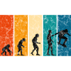 Skateboarder Skateboard Evolution Skate Skateing