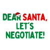 Dear Santa Lets Negotiable