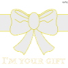 White bow