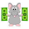 RATTE - GELD - TIER - TIERISCH