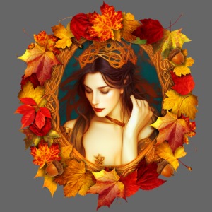 Fantasy-Kunst Herbst-Königin