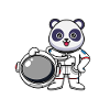 Panda géant Panda Ours Astronaute