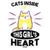 Girl Cat House Tiger Pet