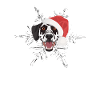 Dalmatian Merry Christmas