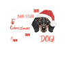 Dachshund Merry Christmas