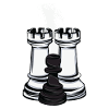 Chess Rook and Pawn