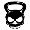 Kettlebell Skull - Totenkopf Kugelhantel