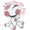 Creepy Voodoo Doll Playing with Dolls Witchcraft