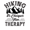 Hiking is cheaper than therapy