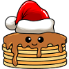 Pancake Weihnachten Comic Xmas